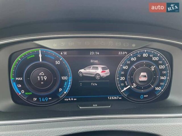 Сірий Фольксваген e-Golf, об'ємом двигуна 0 л та пробігом 123 тис. км за 12900 $, фото 33 на Automoto.ua
