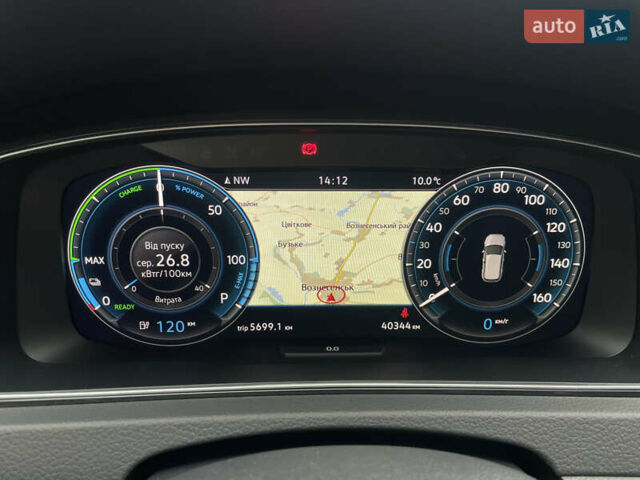 Сірий Фольксваген e-Golf, об'ємом двигуна 0 л та пробігом 40 тис. км за 16500 $, фото 47 на Automoto.ua