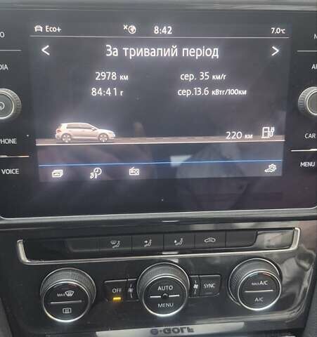 Сірий Фольксваген e-Golf, об'ємом двигуна 0 л та пробігом 67 тис. км за 15400 $, фото 24 на Automoto.ua