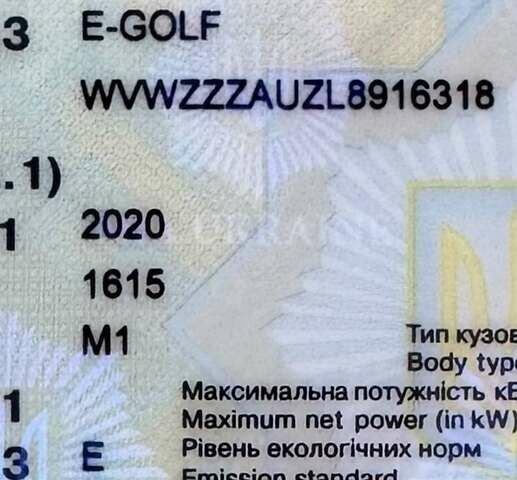 Серый Фольксваген e-Golf, объемом двигателя 0 л и пробегом 89 тыс. км за 13450 $, фото 4 на Automoto.ua