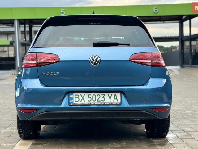 Синий Фольксваген e-Golf, объемом двигателя 0 л и пробегом 123 тыс. км за 9350 $, фото 24 на Automoto.ua