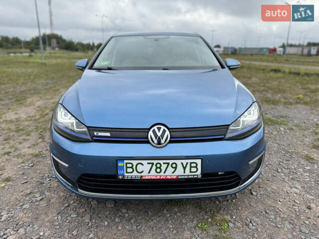 Синий Фольксваген e-Golf, объемом двигателя 0 л и пробегом 73 тыс. км за 8300 $, фото 1 на Automoto.ua