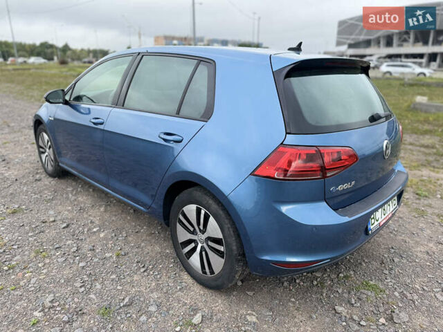 Синий Фольксваген e-Golf, объемом двигателя 0 л и пробегом 73 тыс. км за 8300 $, фото 24 на Automoto.ua