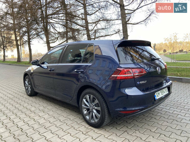 Синій Фольксваген e-Golf, об'ємом двигуна 0 л та пробігом 133 тис. км за 8250 $, фото 14 на Automoto.ua