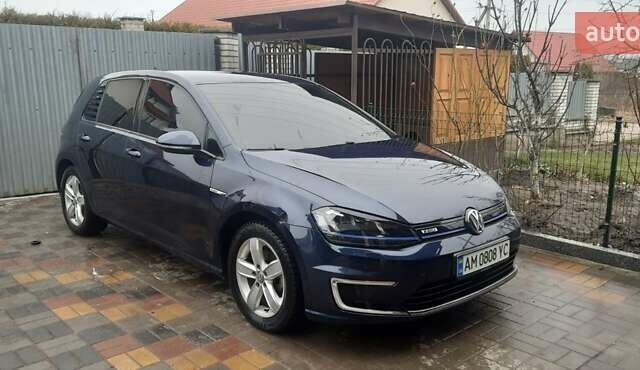 Синий Фольксваген e-Golf, объемом двигателя 0 л и пробегом 115 тыс. км за 10500 $, фото 1 на Automoto.ua