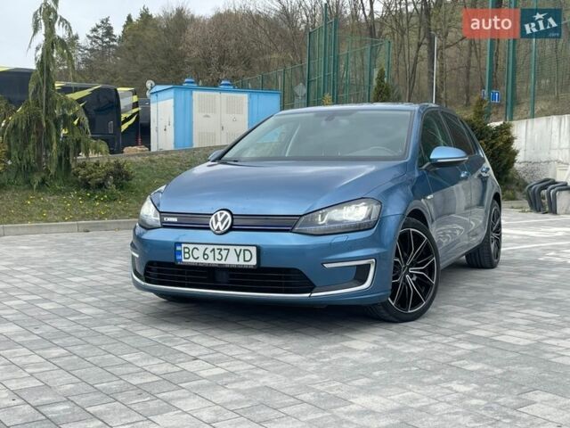Синий Фольксваген e-Golf, объемом двигателя 0 л и пробегом 150 тыс. км за 9080 $, фото 1 на Automoto.ua