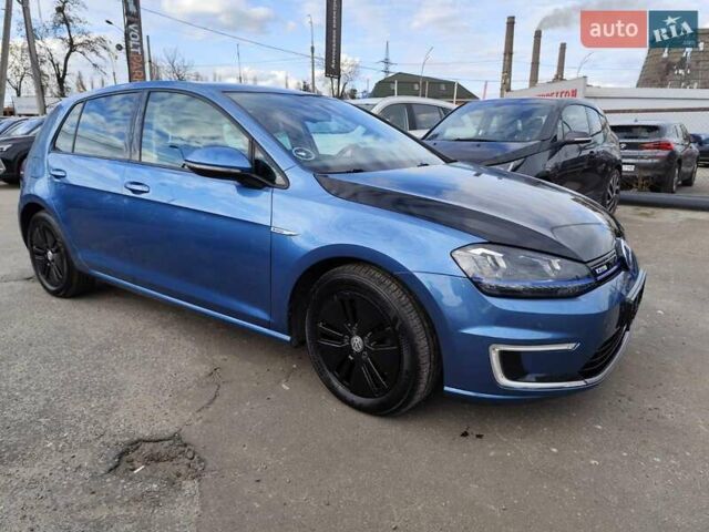 Синий Фольксваген e-Golf, объемом двигателя 0 л и пробегом 86 тыс. км за 10333 $, фото 1 на Automoto.ua