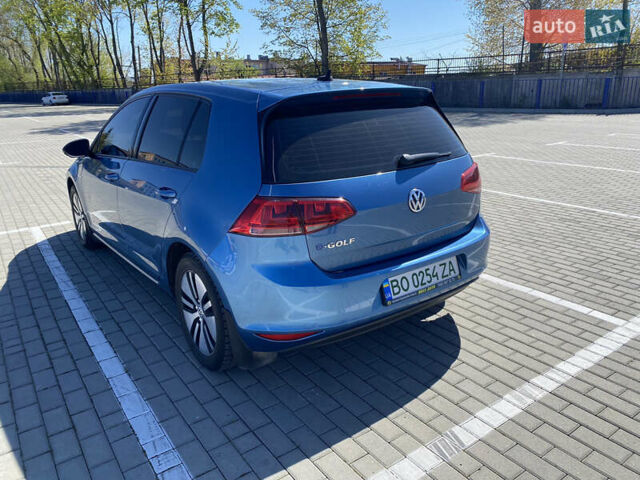 Синий Фольксваген e-Golf, объемом двигателя 0 л и пробегом 55 тыс. км за 14100 $, фото 5 на Automoto.ua