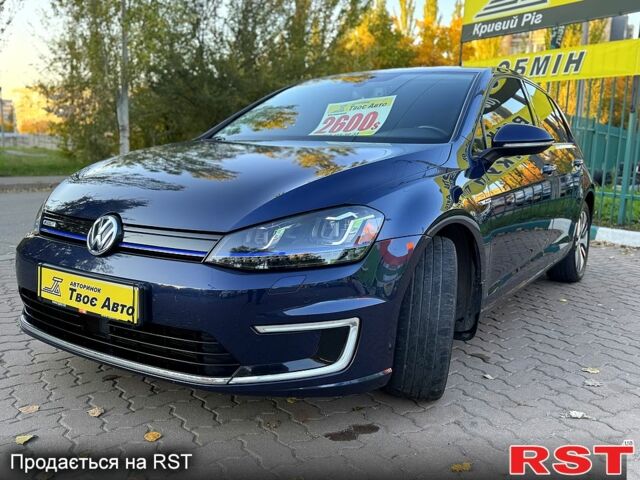Синий Фольксваген e-Golf, объемом двигателя 85 л и пробегом 138 тыс. км за 9500 $, фото 1 на Automoto.ua