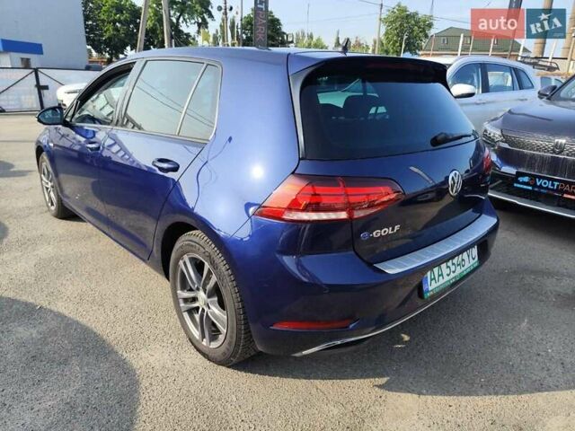 Синий Фольксваген e-Golf, объемом двигателя 0 л и пробегом 104 тыс. км за 14599 $, фото 4 на Automoto.ua