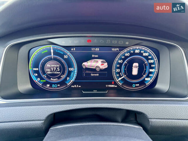 Синій Фольксваген e-Golf, об'ємом двигуна 0 л та пробігом 119 тис. км за 14200 $, фото 18 на Automoto.ua