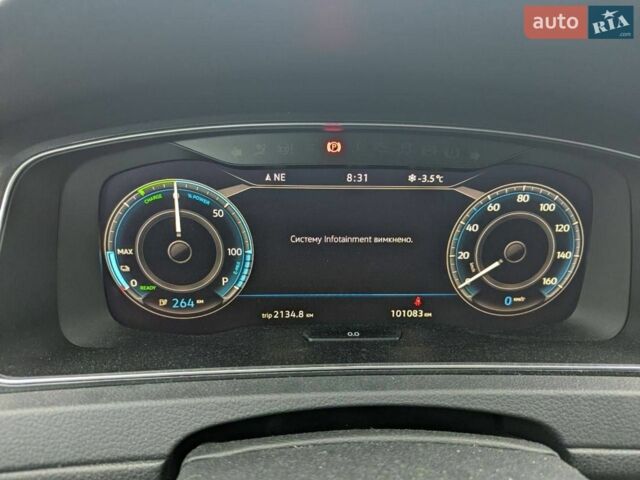 Синий Фольксваген e-Golf, объемом двигателя 0 л и пробегом 103 тыс. км за 12700 $, фото 9 на Automoto.ua