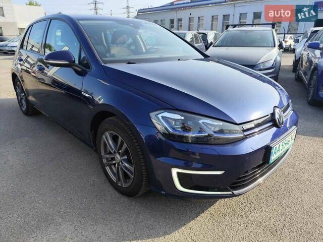 Синий Фольксваген e-Golf, объемом двигателя 0 л и пробегом 104 тыс. км за 14599 $, фото 11 на Automoto.ua