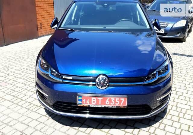 Синий Фольксваген e-Golf, объемом двигателя 0 л и пробегом 80 тыс. км за 19400 $, фото 59 на Automoto.ua