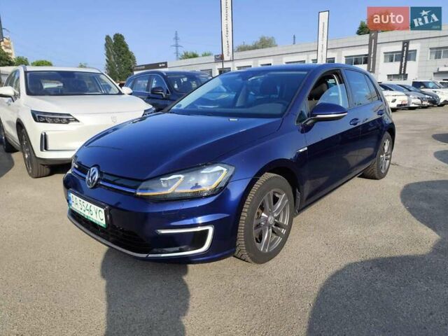 Синий Фольксваген e-Golf, объемом двигателя 0 л и пробегом 104 тыс. км за 14599 $, фото 19 на Automoto.ua