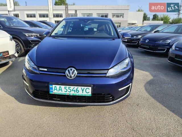 Синий Фольксваген e-Golf, объемом двигателя 0 л и пробегом 104 тыс. км за 14599 $, фото 14 на Automoto.ua