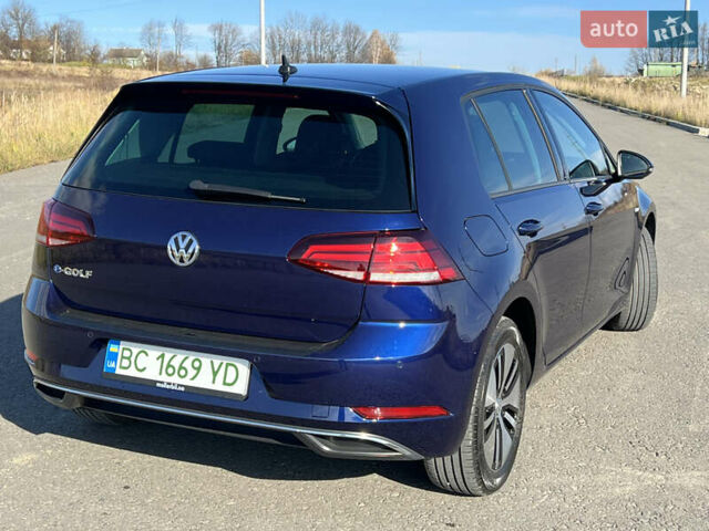 Синий Фольксваген e-Golf, объемом двигателя 0 л и пробегом 137 тыс. км за 14200 $, фото 7 на Automoto.ua