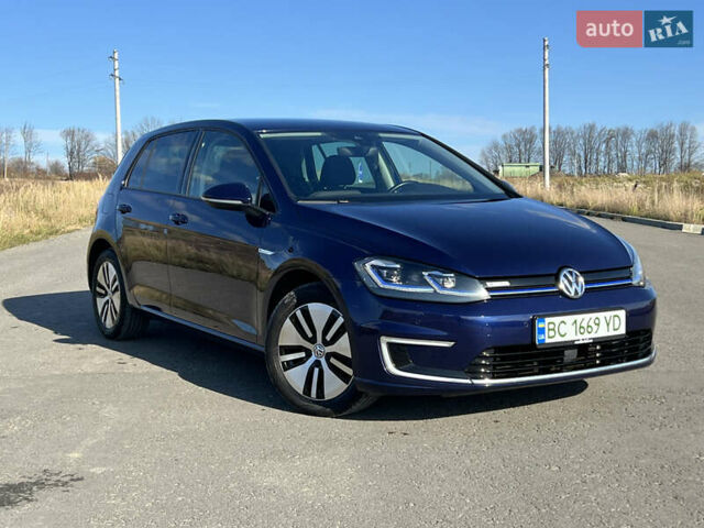 Синий Фольксваген e-Golf, объемом двигателя 0 л и пробегом 137 тыс. км за 14200 $, фото 1 на Automoto.ua