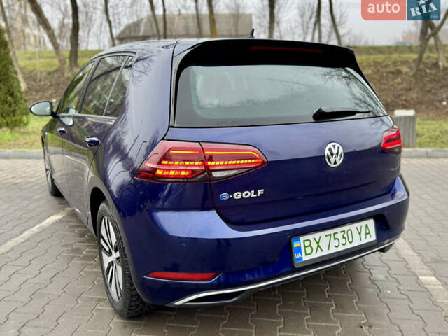 Синий Фольксваген e-Golf, объемом двигателя 0 л и пробегом 83 тыс. км за 13900 $, фото 14 на Automoto.ua