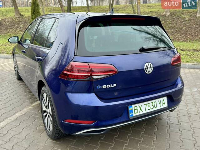 Синий Фольксваген e-Golf, объемом двигателя 0 л и пробегом 83 тыс. км за 13900 $, фото 7 на Automoto.ua