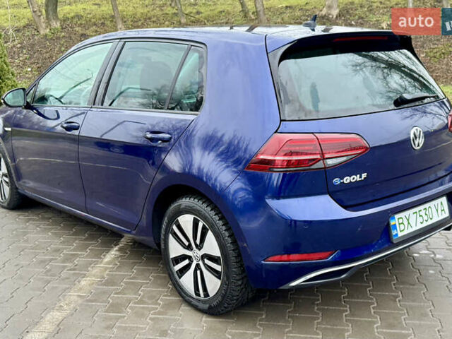 Синий Фольксваген e-Golf, объемом двигателя 0 л и пробегом 83 тыс. км за 13900 $, фото 6 на Automoto.ua