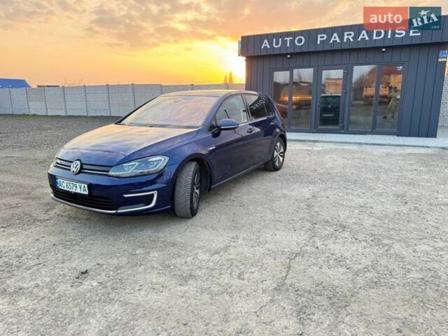 Синий Фольксваген e-Golf, объемом двигателя 0 л и пробегом 79 тыс. км за 14400 $, фото 7 на Automoto.ua