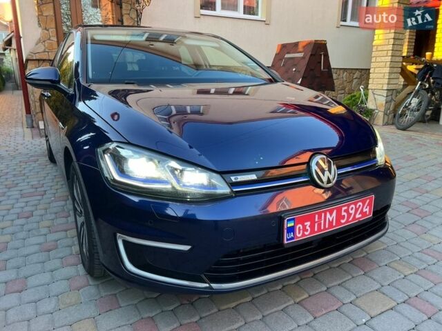 Синий Фольксваген e-Golf, объемом двигателя 0 л и пробегом 121 тыс. км за 12999 $, фото 85 на Automoto.ua