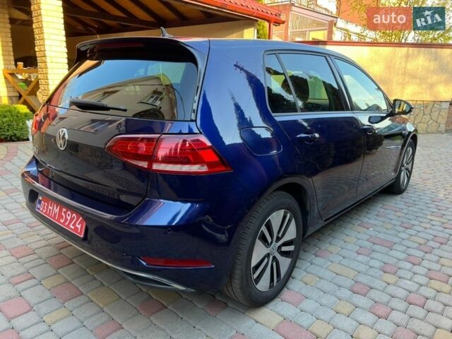 Синий Фольксваген e-Golf, объемом двигателя 0 л и пробегом 121 тыс. км за 12999 $, фото 12 на Automoto.ua