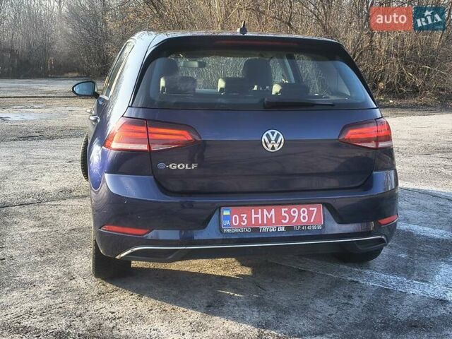 Синий Фольксваген e-Golf, объемом двигателя 0 л и пробегом 105 тыс. км за 13200 $, фото 19 на Automoto.ua
