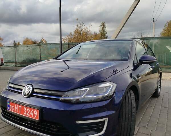 Синий Фольксваген e-Golf, объемом двигателя 0 л и пробегом 108 тыс. км за 13500 $, фото 1 на Automoto.ua