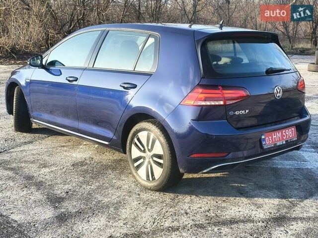 Синий Фольксваген e-Golf, объемом двигателя 0 л и пробегом 105 тыс. км за 13200 $, фото 15 на Automoto.ua
