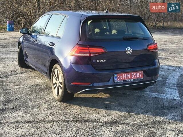 Синий Фольксваген e-Golf, объемом двигателя 0 л и пробегом 105 тыс. км за 13200 $, фото 18 на Automoto.ua
