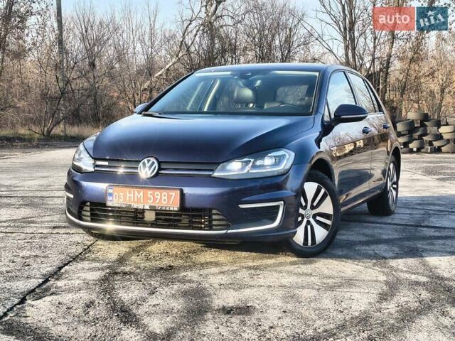 Синий Фольксваген e-Golf, объемом двигателя 0 л и пробегом 105 тыс. км за 13200 $, фото 2 на Automoto.ua
