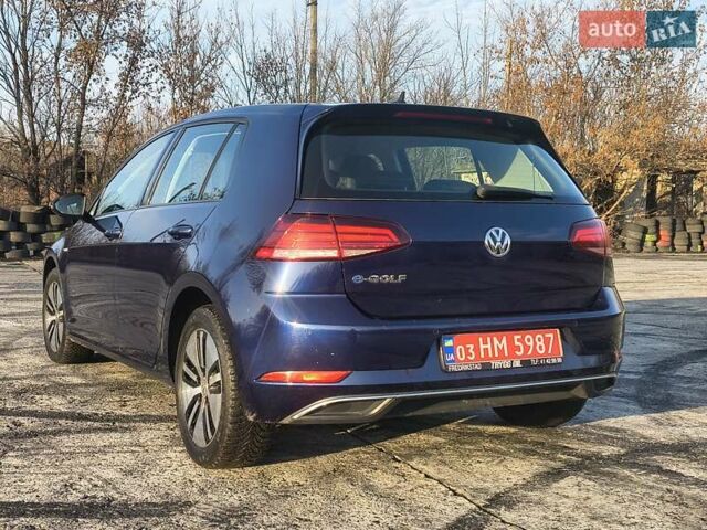 Синий Фольксваген e-Golf, объемом двигателя 0 л и пробегом 105 тыс. км за 13200 $, фото 32 на Automoto.ua