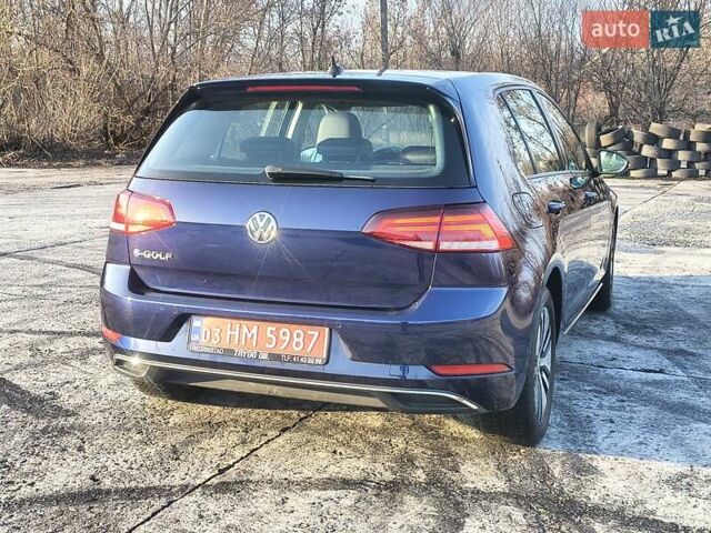 Синий Фольксваген e-Golf, объемом двигателя 0 л и пробегом 105 тыс. км за 13200 $, фото 29 на Automoto.ua