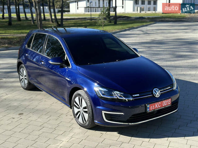 Синий Фольксваген e-Golf, объемом двигателя 0 л и пробегом 71 тыс. км за 15300 $, фото 20 на Automoto.ua