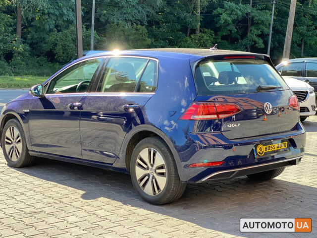 Синий Фольксваген e-Golf, объемом двигателя 36 л и пробегом 19 тыс. км за 19600 $, фото 3 на Automoto.ua