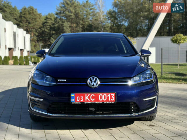Синий Фольксваген e-Golf, объемом двигателя 0 л и пробегом 71 тыс. км за 15300 $, фото 24 на Automoto.ua