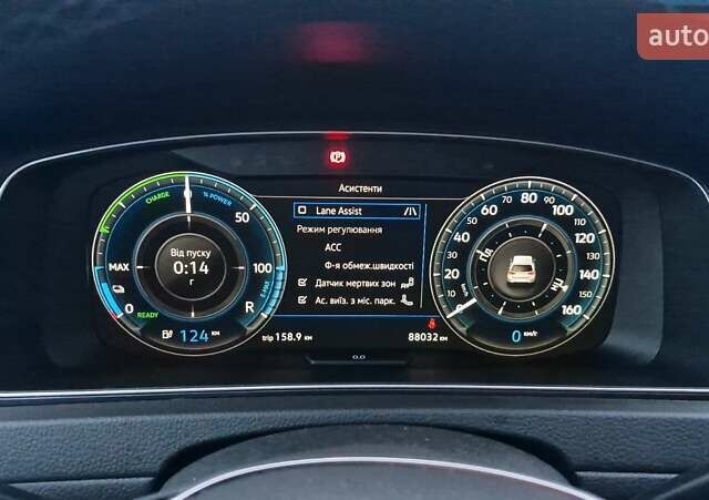 Синий Фольксваген e-Golf, объемом двигателя 0 л и пробегом 88 тыс. км за 16499 $, фото 2 на Automoto.ua