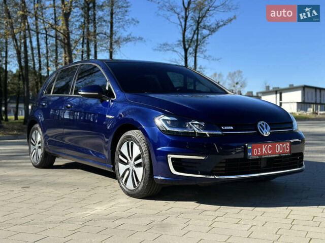 Синий Фольксваген e-Golf, объемом двигателя 0 л и пробегом 71 тыс. км за 15300 $, фото 19 на Automoto.ua