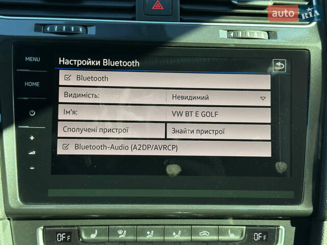 Синий Фольксваген e-Golf, объемом двигателя 0 л и пробегом 71 тыс. км за 15300 $, фото 143 на Automoto.ua