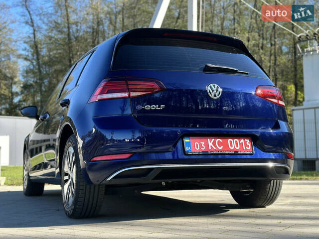 Синий Фольксваген e-Golf, объемом двигателя 0 л и пробегом 71 тыс. км за 15300 $, фото 95 на Automoto.ua