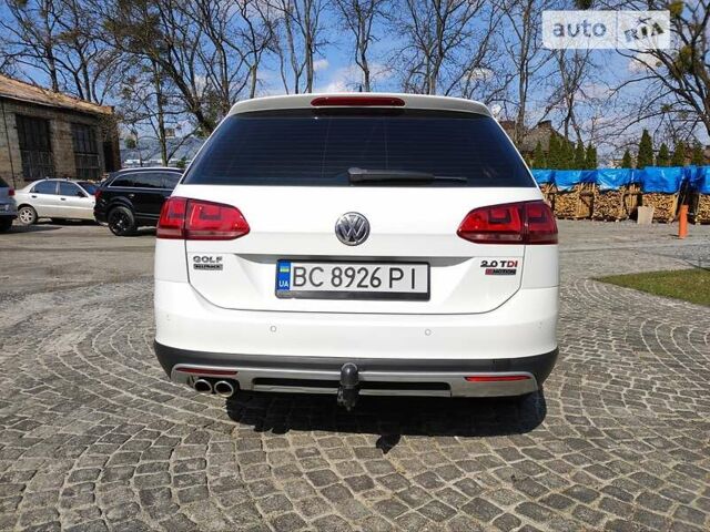 Білий Фольксваген Golf Alltrack, об'ємом двигуна 2 л та пробігом 268 тис. км за 16100 $, фото 16 на Automoto.ua