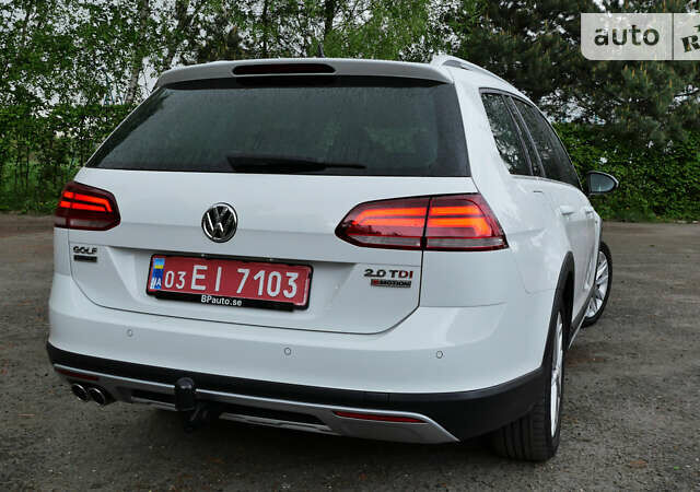 Білий Фольксваген Golf Alltrack, об'ємом двигуна 2 л та пробігом 188 тис. км за 19500 $, фото 11 на Automoto.ua