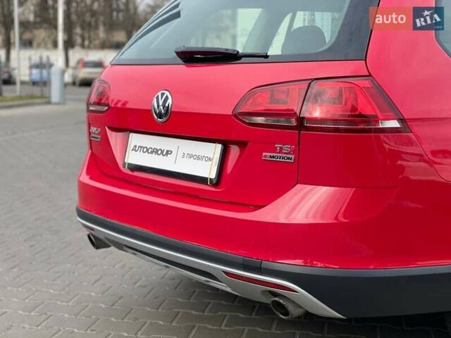 Красный Фольксваген Golf Alltrack, объемом двигателя 1.8 л и пробегом 78 тыс. км за 15850 $, фото 7 на Automoto.ua