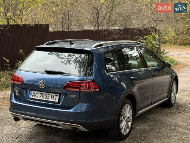 Синий Фольксваген Golf Alltrack, объемом двигателя 1.8 л и пробегом 158 тыс. км за 15500 $, фото 4 на Automoto.ua