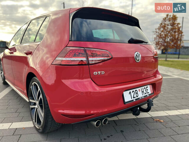 Красный Фольксваген Golf GTD, объемом двигателя 2 л и пробегом 272 тыс. км за 15999 $, фото 6 на Automoto.ua