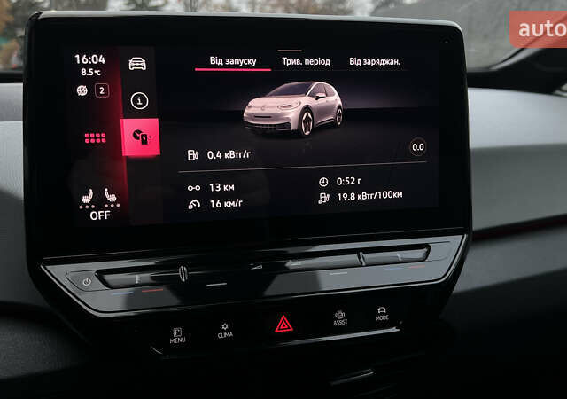 Белый Фольксваген ID.3, объемом двигателя 0 л и пробегом 127 тыс. км за 17499 $, фото 152 на Automoto.ua