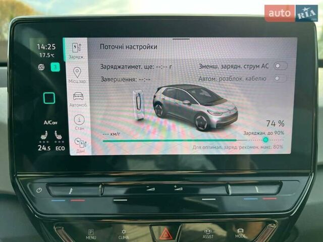 Сірий Фольксваген ID.3, об'ємом двигуна 0 л та пробігом 34 тис. км за 19900 $, фото 24 на Automoto.ua