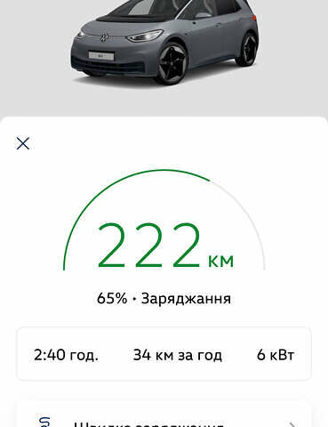 Сірий Фольксваген ID.3, об'ємом двигуна 0 л та пробігом 56 тис. км за 19999 $, фото 34 на Automoto.ua